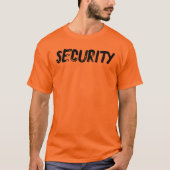 SECURITY (front AND back) T-shirt Tシャツ (正面)