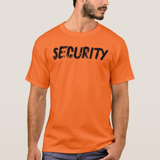 SECURITY (front AND back) T-shirt Tシャツ (正面)