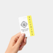 Security Guardの従業員ID (カスタム従業員のロゴ) バッジ (手持ち)