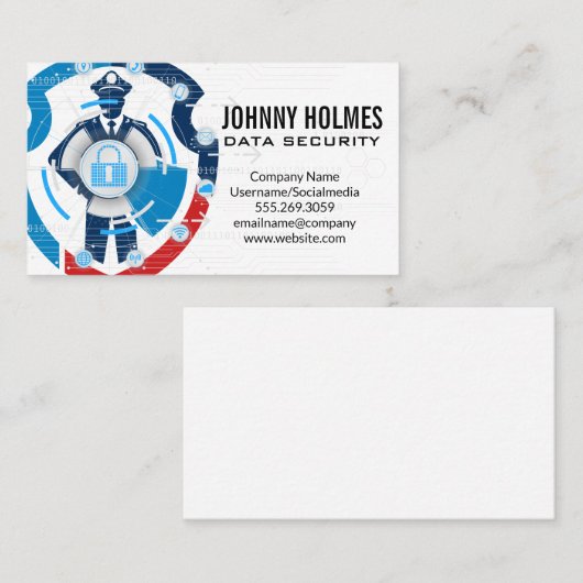 Security Guard | Cyber Technology 名刺 (正面/裏面)