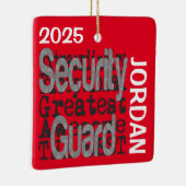 Security Guard Extraordinaire CUSTOM セラミックオーナメント (右)