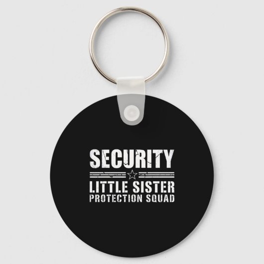 Security little sister protection squad big brothe キーホルダー (正面)
