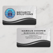 Security Lock Logo | AI Data 名刺 (正面/裏面)