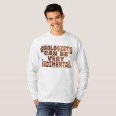 "Sedimental"地質学者 Tシャツ (正面フル)