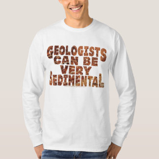 "Sedimental"地質学者 Tシャツ