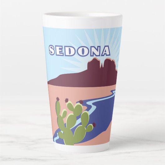 Sedona, Arizona カフェラテマグ (正面)