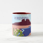 Sedona, Arizona ツートーンマグカップ (中央)