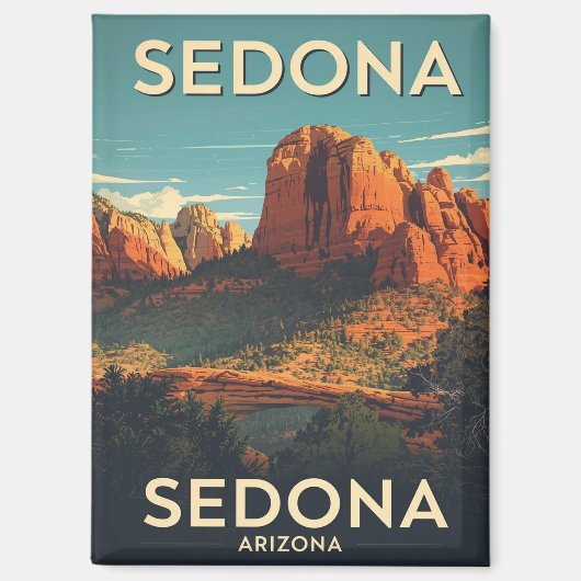 Sedona Arizona マグネット (正面)