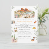 Sedona Arizona Bachelorette Weekend Itinerary 招待状 (スタンド正面)