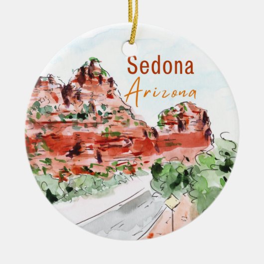 Sedona Arizona Ornament セラミックオーナメント (正面)