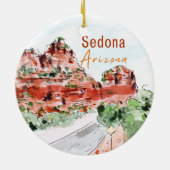 Sedona Arizona Ornament セラミックオーナメント (裏面)