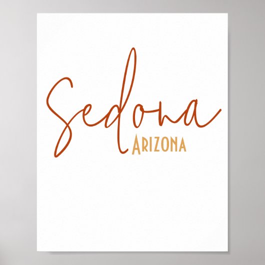 Sedona Arizona Souvenir ポスター (正面)