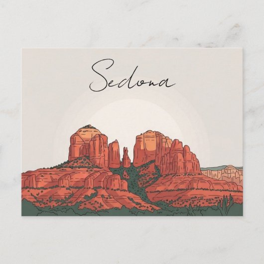 Sedona Arizona Travel Vertical ポストカード (正面)