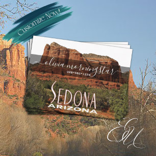Sedona AZ QRコード 名刺