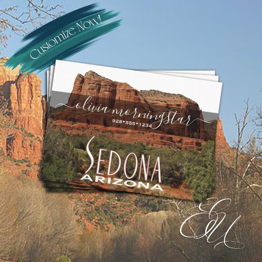 Sedona AZ QRコード  名刺