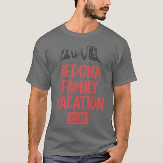 Sedona Family Vacation 2018 Arizona Red Rock Hikin Tシャツ (正面)