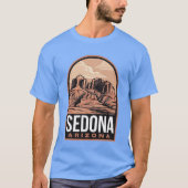 Sedona Red Rocks Badge vintage Tシャツ (正面)