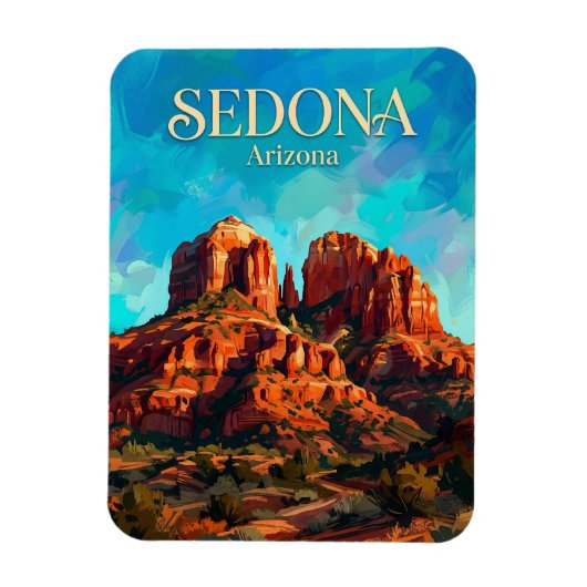 Sedona USA マグネット (縦)