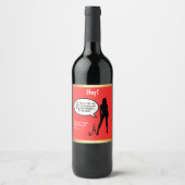 Seduce Him with Custom Wine Labels! ワインラベル (正面)