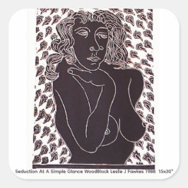 Seduction At A Simple Glance 7.6cm stickers スクエアシール