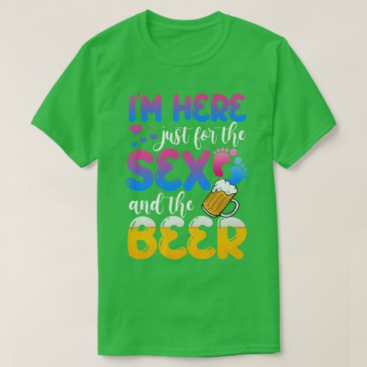 SeeとBeのためにここにいることをジェンダーが明らかにする Tシャツ (デザイン正面)