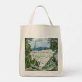 seeイエローストーンエンジェルテラスon vacation トートバッグ (裏面)