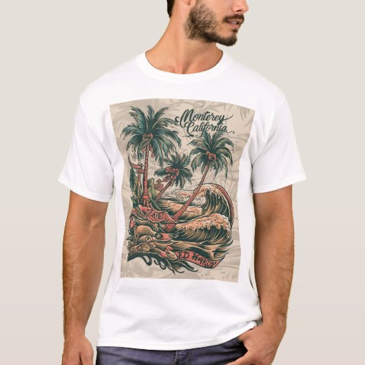 SEEビーチデザイン Tシャツ (正面)