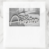 See Americaヴィンテージ漫画 長方形シール (バッグ)