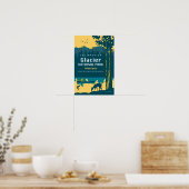 See America - Glacier National Park Travel Poster ポスター (キッチン)