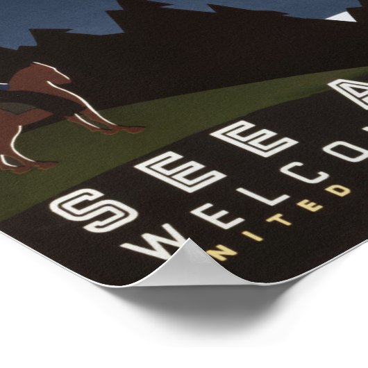 See America-Montana ポスター (角)