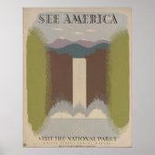 See America: Visit the National Parks ポスター (正面)