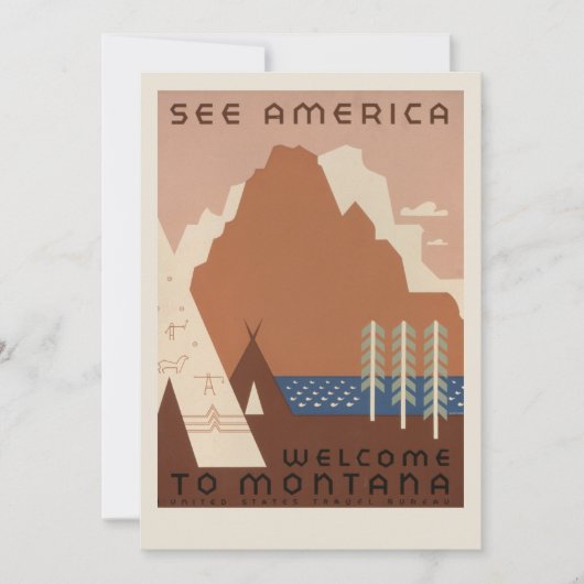 See America Welcome to Montana | ヴィンテージ旅行 (正面)