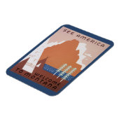 See America Welcome to Montana, Vintage Travel マグネット (左側)