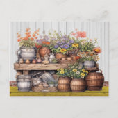 See Back – ガーデニング素朴はがき ポストカード (正面)