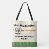 SEE BACK -先生ありがとう トートバッグ (裏面)