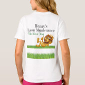 SEE BACK -造園- Lawn Service Shirt - srf Tシャツ (裏面)