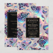 SEE BACK All-In-One Exotic Posh Wedding Invitation 招待状 (正面/裏面)