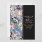 SEE BACK All-In-One Exotic Posh Wedding Invitation 招待状 (正面)