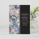 SEE BACK All-In-One Exotic Posh Wedding Invitation 招待状 (スタンド正面)