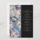 SEE BACK All-In-One Exotic Posh Wedding Invitation 招待状 (裏面)