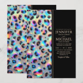 SEE BACK All-In-One Exotic Posh Wedding Invitation 招待状 (正面/裏面)