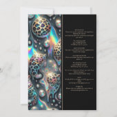 SEE BACK All-In-One Exotic Posh Wedding Invitation 招待状 (裏面)