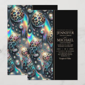 SEE BACK All-In-One Exotic Posh Wedding Invitation 招待状 (正面/裏面)