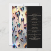 SEE BACK All-In-One Exotic Posh Wedding Invitation 招待状 (裏面)