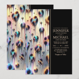 SEE BACK All-In-One Exotic Posh Wedding Invitation 招待状