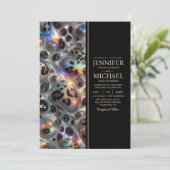 SEE BACK All-In-One Exotic Posh Wedding Invitation 招待状 (スタンド正面)