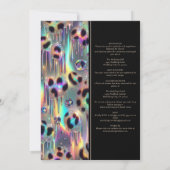 SEE BACK All-In-One Exotic Posh Wedding Invitation 招待状 (裏面)