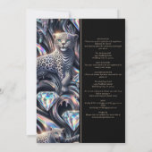 SEE BACK All-In-One Exotic Posh Wedding Invitation 招待状 (裏面)