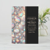 SEE BACK All-In-One Exotic Posh Wedding Invitation 招待状 (スタンド正面)