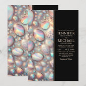 SEE BACK All-In-One Exotic Posh Wedding Invitation 招待状 (正面/裏面)